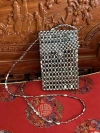 Metal beaded crossbody bag for women 2026 new style, high-end chain small shoulder bag, fashionable and versatile shoulder bag Item Picture